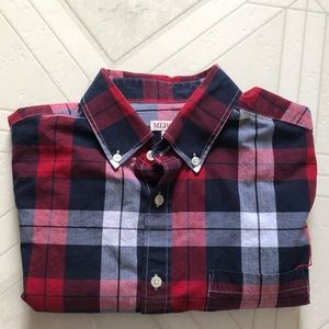 Merona Red and Black Plaid